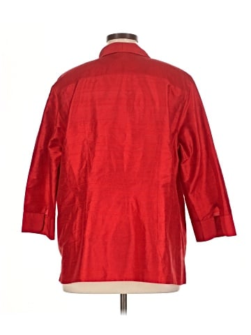 Lauren by Ralph Lauren 3/4 Sleeve Silk Top (view 2)