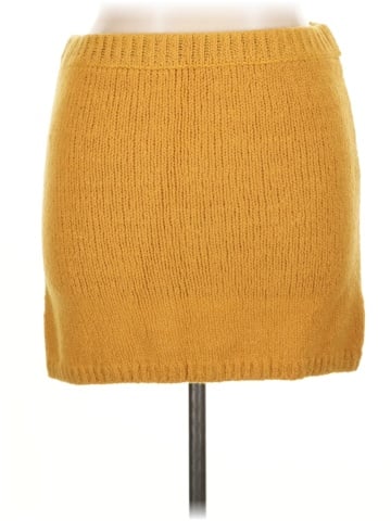 Flat White Wool Skirt (view 1)