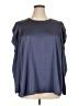 Torrid Gray Long Sleeve Blouse Size 1X Plus (1) - photo 1