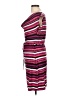 Corey P. Stripes Pink Casual Dress Size L - photo 5
