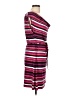 Corey P. Stripes Pink Casual Dress Size L - photo 4