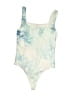 Babaton Tie-dye Blue One Piece Swimsuit Size S - photo 1