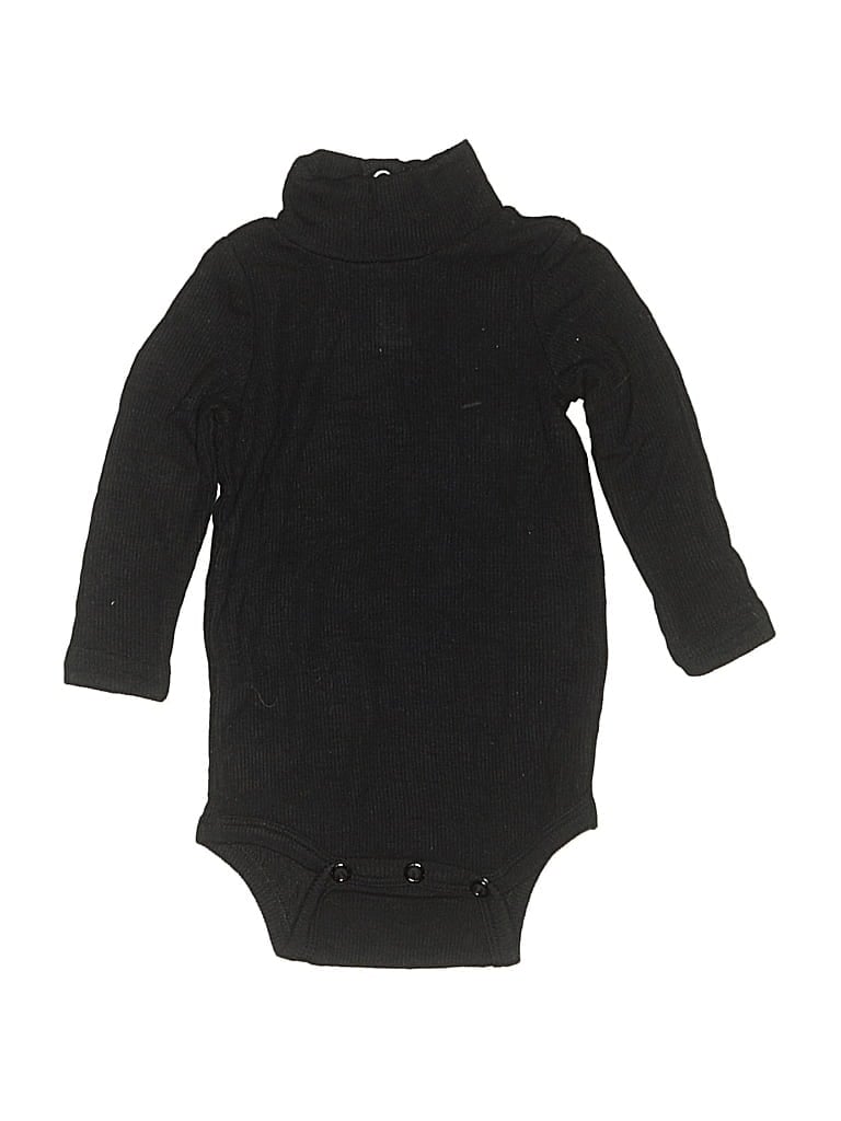 Pre-owned Assorted Brands Babies' Long Sleeve Onesie In Black