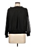 Max Studio 100% Polyester Black Long Sleeve Blouse Size L - photo 1