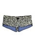 Lululemon Athletica Animal Print Blue Black Board Shorts Size 12 - photo 1