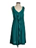 Soma Solid Teal Casual Dress Size XS - photo 1
