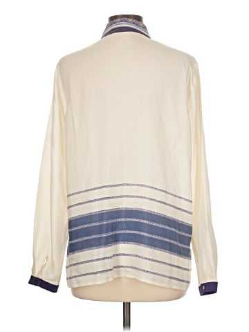Sundance Long Sleeve Silk Top (view 2)