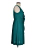 Soma Solid Teal Casual Dress Size XS - photo 4