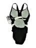 Speedo Graphic Black One Piece Swimsuit Size 6 - photo 2