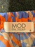 Mod On Trend Print Orange Casual Pants Size S - photo 3