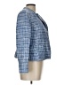 Zara Tweed Blue Blazer Size L - photo 4