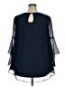 JJ's House 100% Polyester Blue 3/4 Sleeve Blouse Size 14 - photo 2