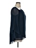 JJ's House 100% Polyester Blue 3/4 Sleeve Blouse Size 14 - photo 4
