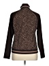 T by Talbots Animal Print Brown Track Jacket Size XL - photo 2