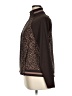 T by Talbots Animal Print Brown Track Jacket Size XL - photo 5