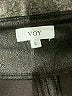 VOY Metallic Black Short Sleeve Blouse Size L - photo 7