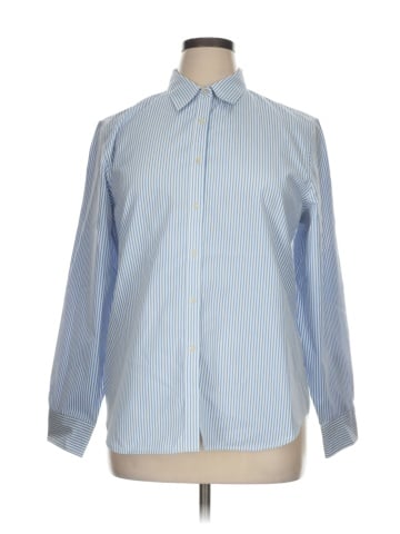 Jones New York Signature Long Sleeve Button-Down Shirt (view 1)