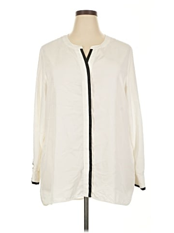 Foxcroft Long Sleeve Blouse (view 1)