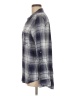 Tinsel Plaid Blue Long Sleeve Button-Down Shirt Size M - photo 5