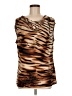 Calvin Klein Brown Sleeveless Top Size M - photo 1