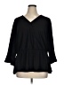 MICHAEL Michael Kors Black 3/4 Sleeve Blouse Size 1X - photo 1