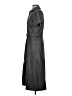 Ann Taylor 100% Polyester Black Trenchcoat Size 2 - photo 5