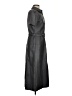 Ann Taylor 100% Polyester Black Trenchcoat Size 2 - photo 4