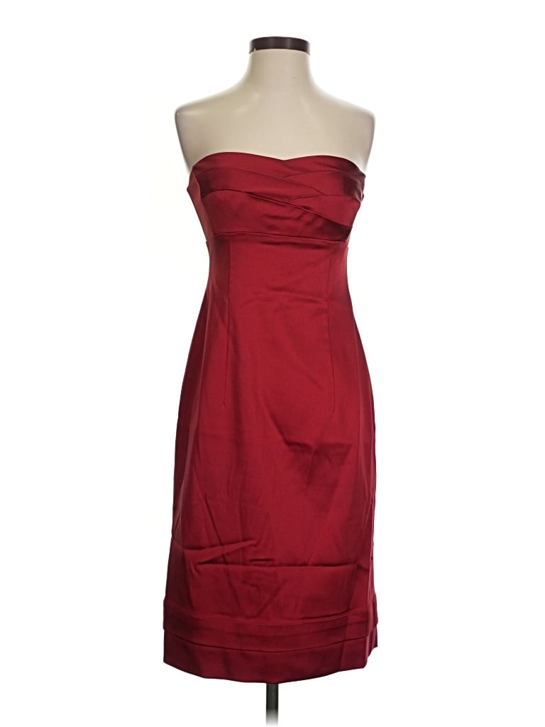 Pre-owned Tahari By Asl Cocktail Dress In Burgundy
