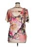 Roz & Ali Pink Short Sleeve Blouse Size 1X - photo 2