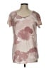 ALTERNATIVE Pink Short Sleeve Top Size L - photo 1