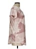 ALTERNATIVE Pink Short Sleeve Top Size L - photo 4