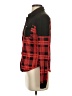Shein Plaid Red Long Sleeve Blouse Size S - photo 5
