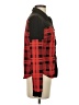 Shein Plaid Red Long Sleeve Blouse Size S - photo 4