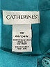 Catherines 100% Polyester Teal 3/4 Sleeve Blouse Size 2X - photo 7