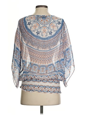 INC International Concepts 3/4 Sleeve Blouse (view 2)