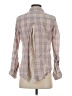 Isabella Sinclair 100% Cotton Plaid Tan Long Sleeve Button-Down Shirt Size XS - photo 2