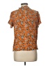 MOD Lusive 100% Rayon Orange Short Sleeve Blouse Size L - photo 2