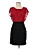 En Focus Studio Color Block Red Cocktail Dress Size 8 - photo 1