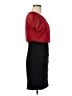 En Focus Studio Color Block Red Cocktail Dress Size 8 - photo 4