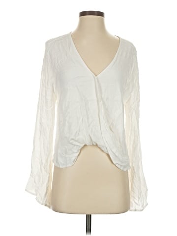 Blue Life Long Sleeve Blouse (view 1)