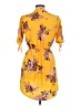 Wishful Park 100% Polyester Print Yellow Casual Dress Size M - photo 2