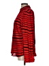 The Limited Stripes Red Long Sleeve Button-Down Shirt Size L - photo 5