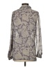 Bagutta Collection Gray Long Sleeve Blouse Size 4 - photo 2