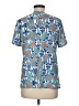 Ruby Rd. Blue Short Sleeve Blouse Size M (petite) - photo 2