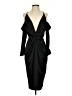 ASOS 100% Polyester Black Cocktail Dress Size 2 - photo 1