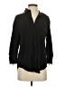 BCBGMAXAZRIA Black 3/4 Sleeve Button-Down Shirt Size XS - photo 1