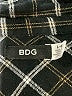 BDG 100% Cotton Plaid Black Long Sleeve Button-Down Shirt Size L - photo 7