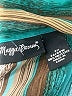 Maggie Barnes 100% Polyester Stripes Blue Short Sleeve Blouse Size 3X - photo 7