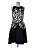 Donna Morgan 100% Polyester Black Cocktail Dress Size 8 - photo 1