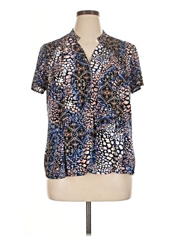 Dana Buchman Short Sleeve Blouse (view 1)